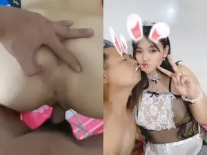 Người chồng đi làm xa, cô vợ ở nhà mây mưa với trai